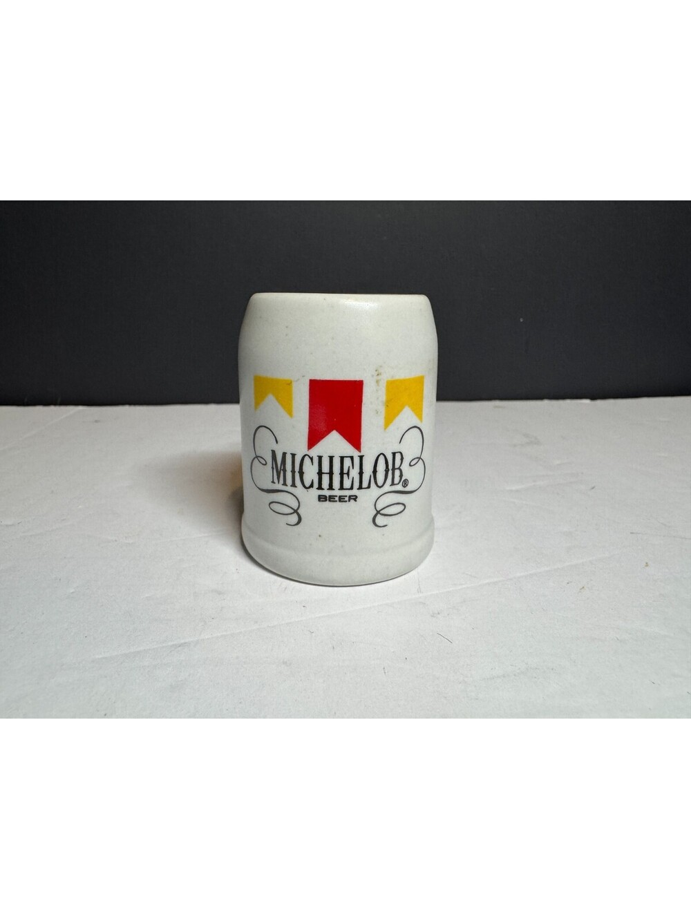 Mini Stein Shot Glass Michelob Beer 2.5 in Ceramic Mini Beer Stein